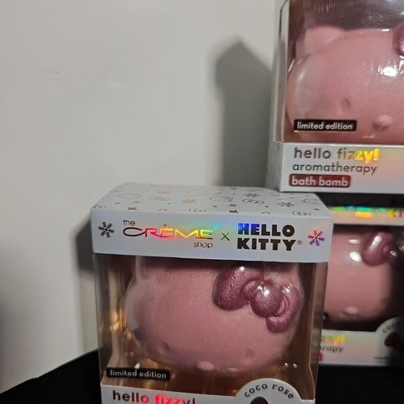 The Creme Shop x Hello Kitty Hello Fizzy! Aromatherapy Bath Bomb Coco Ro… - Picture 3 of 11